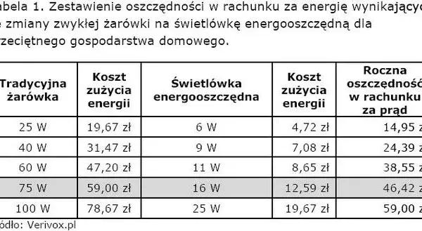 Ile prądu zużywa żarówka? Oszczędzaj na rachunkach za energię