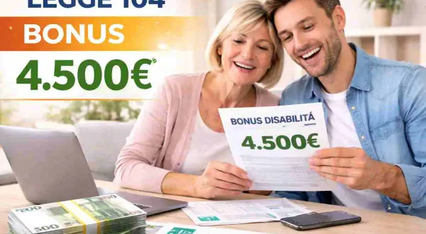 Coppia felice scopre il bonus di 4.500€ previsto dalla Legge 104 per il disturbo borderline.