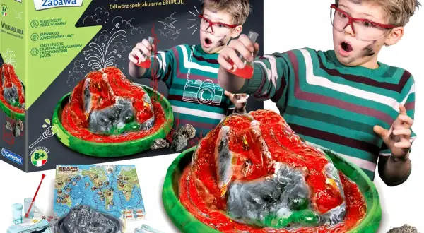 Twój domowy wulkan: Spektakularna erupcja i lekcja chemii.
