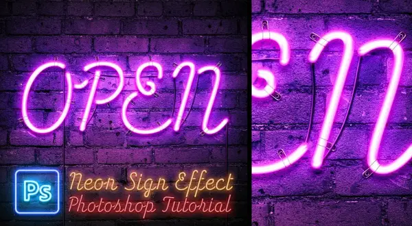 Photoshop: Efekt neonu krok po kroku stwórz blask jak prawdziwy!