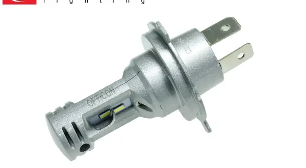 Srebrna żarówka LED Opticon, idealna do świateł mijania Toyota Yaris.