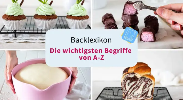 Backlexikon: Die wichtigsten Begriffe von A-Z. Hier finden Sie tolle torten rezepte, von Cupcakes bis zu Hefezopf.
