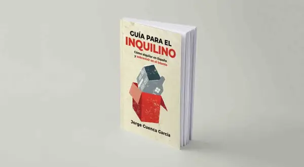 Guía para el inquilino: cómo alquilar una vivienda en España y sobrevivir. Ilustración de una casa saliendo de una caja.