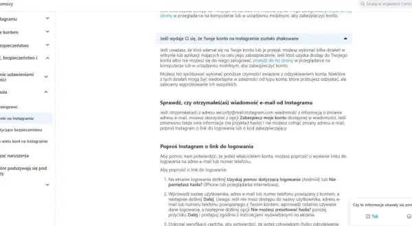 Jak odzyskać konto na Instagramie bez maila i nr telefonu? Instrukcja krok po kroku, gdy konto zostało zhakowane.