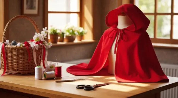 Jak uszyć pelerynę Czerwonego Kapturka? Prosty poradnik DIY
