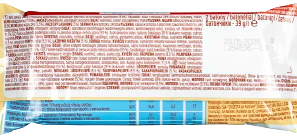 Ile kalorii ma Kinder Bueno White? Skład, makro i wpływ na dietę