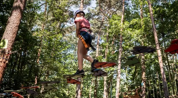Park linowy Pomiechówek: Dolina Wkry przewodnik rodzinnych przygód
