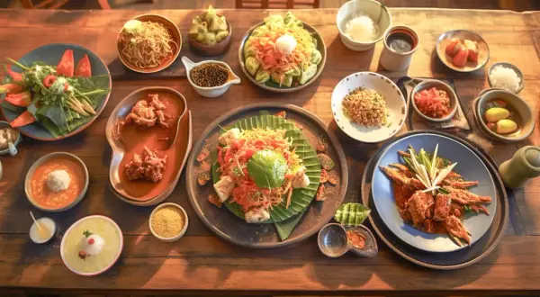 Vielfalt an authentischen Gerichten in einem Thai Restaurant in Berlin. Köstliche Speisen, die zum Genießen einladen.