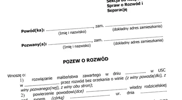 Jakie dokumenty do pozwu rozwodowego? Uniknij błędów i stresu