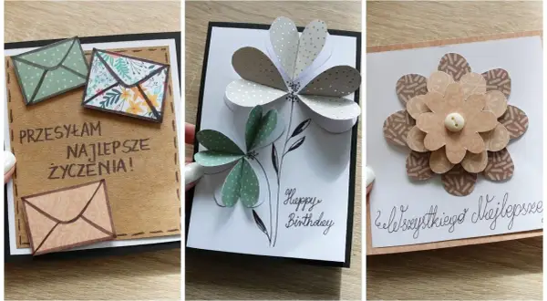 Kartki urodzinowe DIY ze zszywką - proste pomysły i inspiracje