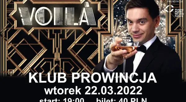 Sebastian Rejent stand up w Klubie Prowincja, wtorek 22.03.2022, start 19:00. Bilety 40 PLN.