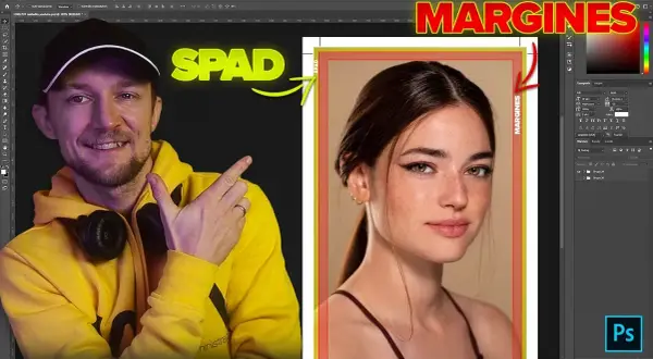 Przygotuj plik do druku w Photoshopie: CMYK, DPI, spady bez błędów