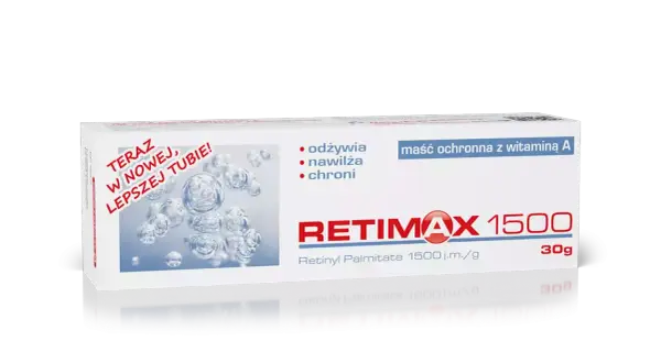 Retimax 1500 opinie: maść ochronna z witaminą A, która odżywia, nawilża i chroni. Teraz w nowej, lepszej tubie!