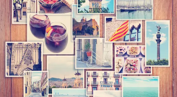 Inspiracja na jak zrobić tapetę z kilku zdjęć: Barcelona w obiektywie – od architektury po smaki.