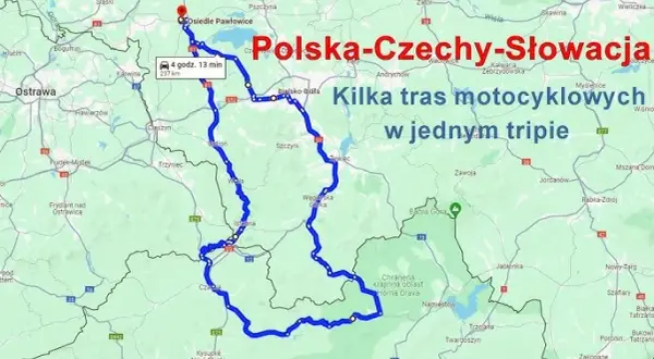 Trasy motocyklowe Czechy: Winkle, winnice i Pekelné doly bez winiety