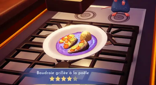 Baudroie grillée DDLV: Le secret pour 4194 énergie et 2500 or