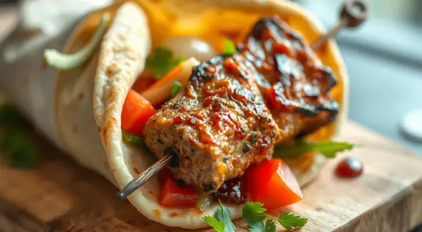 Ile kalorii ma kebab w tortilli? Sprawdź i jedz lżej!