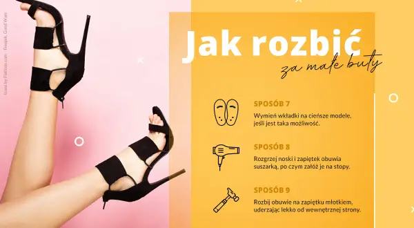 Jak rozciągnąć buty: wymień wkładki, rozgrzej suszarką lub rozbij młotkiem. Porady dla za małych butów.
