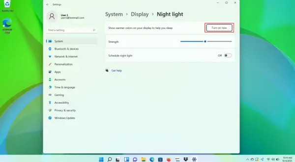 Włącz filtr niebieskiego światła w Windows 10: Lepszy sen i wzrok