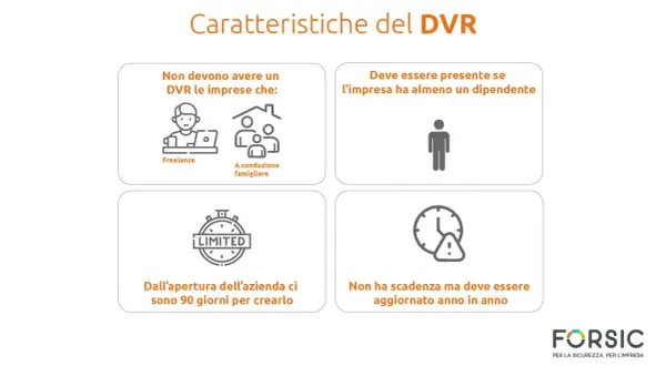 Il documento di valutazione dei rischi (DVR) non è richiesto per freelance o aziende familiari. È obbligatorio con almeno un dipendente e va creato entro 90 giorni dall'apertura.