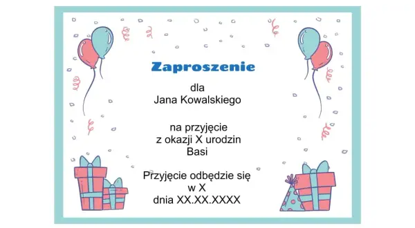 Jak wypisać zaproszenie na urodziny? Wzory i porady Sary Sokołowskiej