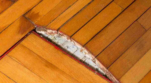 Parquet sollevato e danneggiato, un problema comune per la riparazione parquet sollevato fai da te.