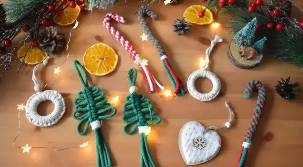 Makramowe ozdoby choinkowe DIY: Upleć magię świąt krok po kroku!