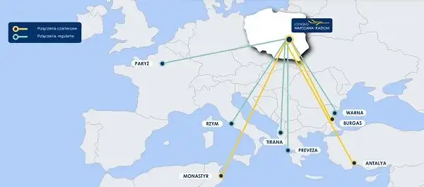 Loty z Radomia: Sprawdź kierunki wakacyjne i regularne z RDO