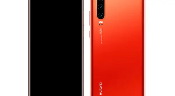 Pomarańczowy Huawei P30 z przodu i z tyłu. Poznaj jego wymiary i możliwości fotograficzne z obiektywami Leica.