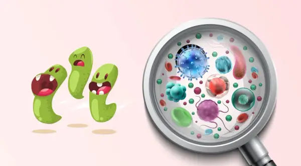 Microbi sotto ingrandimento, un promemoria visivo per capire come prevenire la legionella in casa e proteggere la salute.