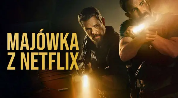 Dwóch mężczyzn z latarkami, gotowych do akcji. Idealna propozycja, co obejrzeć na Netflix podczas majówki.