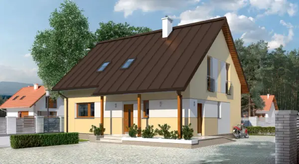 Brązowy dach jaka elewacja - idealne kolory, które zachwycą każdego