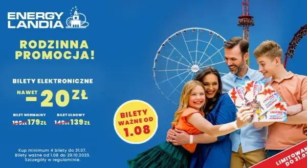 Ile kosztuje bilet rodzinny w Energylandii? Cennik i zniżki