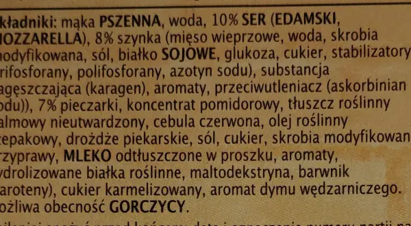 Pizza Guseppe: Czy mrożona pizza jest zdrowa? Analiza składu