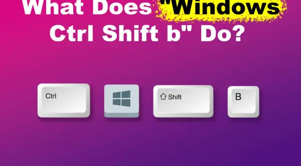 Klawisze Ctrl, Shift i B na klawiaturze Windows. Skrót ten może pomóc w reset karty graficznej.