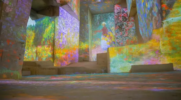 Immersion dans l'univers de Claude Monet, où la lumière et la couleur transforment l'espace. La technique de peinture de Monet prend vie.
