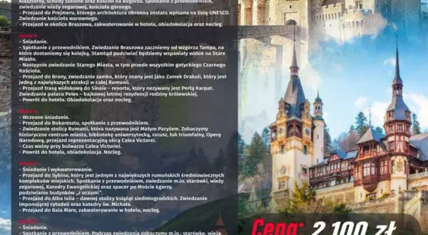 Gdzie jest Transylwania? Wspaniałe zamki i malownicze krajobrazy Rumunii czekają na odkrycie.