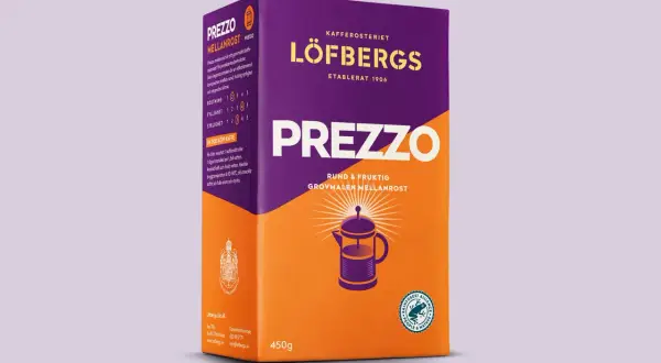 Löfbergs Prezzo mellanrost, 450g. Perfekt för kaffepress. En rund och fruktig smak.