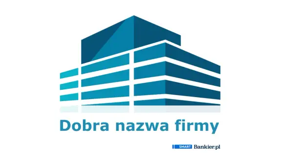 Stylizowany budynek z napisem "Dobra nazwa firmy". Szukasz inspiracji na nazwę dla swojego biznesu?