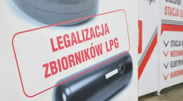 Dowiedz się, ile kosztuje legalizacja butli LPG. Reklama informuje o usługach stacji LPG, mechaniki i elektryki.