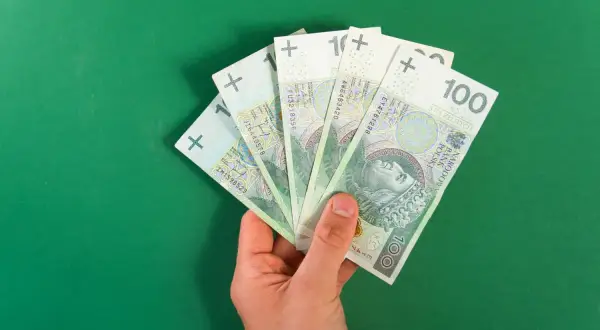 Dłoń trzyma banknoty 100 zł. Czy to już kwota wolna od podatku 2026?