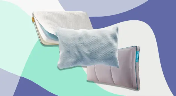 Three pillows are shown, hinting at the consequences of sleeping with a high pillow.