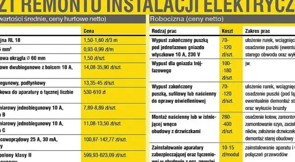 Wymiana instalacji elektrycznej: Ile kosztuje i jak nie przepłacić?