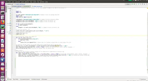 Code Python pour transformer une liste en chaîne de caractères, en traitant des fichiers .tif pour créer des fichiers .obj.