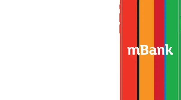 Kolorowy telefon z logo mBank. Dowiedz się, jak wysłać potwierdzenie przelewu mBank.