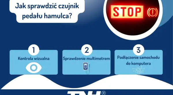 Jak sprawdzić czujnik pedału hamulca w Renault, gdy świeci się kontrolka STOP? Poradnik: kontrola wizualna, multimetrem, podłączenie do komputera. DTC P0571.