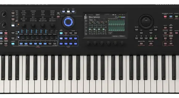 Yamaha MODX6, zaawansowany japoński keyboard, oferuje bogactwo funkcji i intuicyjną obsługę dla muzyków.