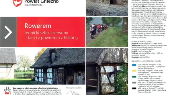 Odkryj **trasy rowerowe Gniezno** i poznaj lednicki szlak czerwony – podróż w przeszłość.