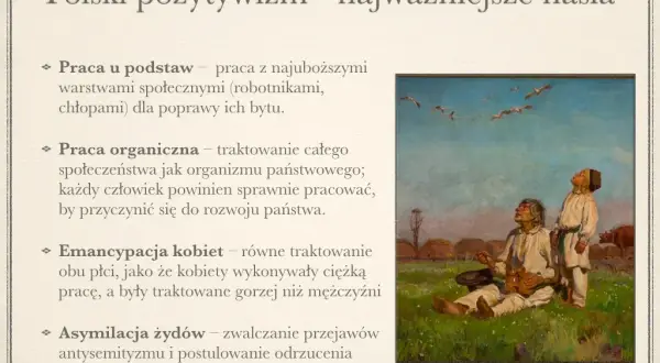Hasła epoki pozytywizmu: Kluczowe idee, które zmieniły społeczeństwo