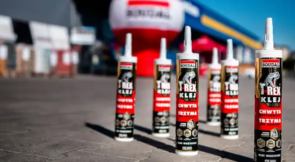 Soudal T-Rex Klej Gold – mocny klej, który chwyta natychmiast i trzyma na zawsze. Idealny do wszystkiego!